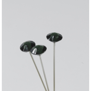 Diamante Pins Black 8mm