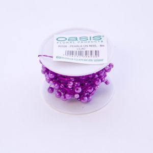 Beads - Pearls on Reel - Lilac