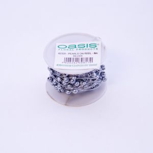 Beads - Pearls on Reel - Silver