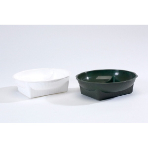 Square Round Bowl - Green