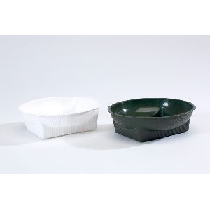 Square Round Bowl - White