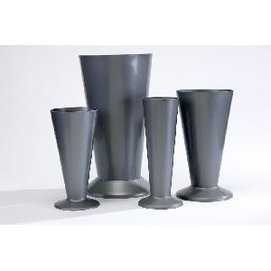 Plastic Vase Silver 5