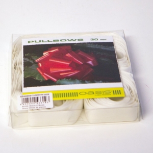 Pull Bows - Snow White (30mm)