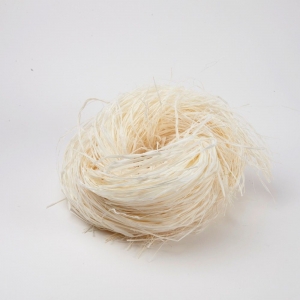 Raffia-Long-Bleached White