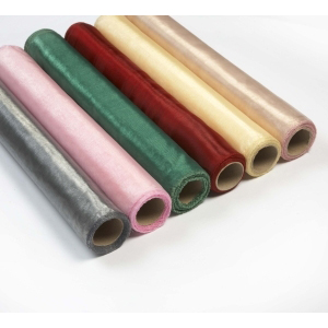 Organza 40cm x 9m  pink
