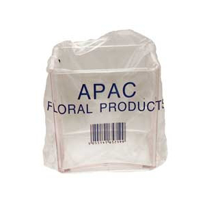 APAC Clear Plastic Cube (15x15cm)