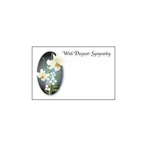 White Lily - With Deepest Sympathy