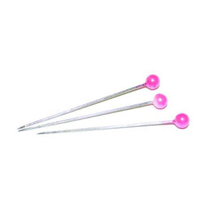 Strong Pink Pearl Pins (4cm)