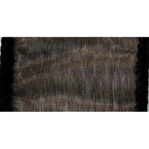 30mm Black Wired APAC Chiffon Ribbon