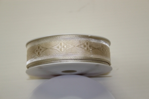Ribbon - Ornate Cream Ribbon - Deco