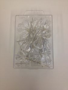 Heart Pins Crystal