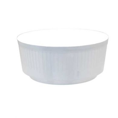 Bulb Bowl White 18x9cm