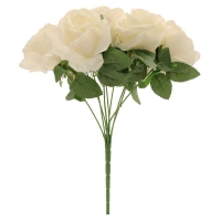Artificial - Rose Bush Cream