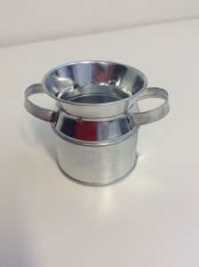 Galvanised Urn  H7cm