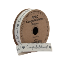 Ribbon ″Congratulations″15mmx5m