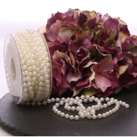 Ivory Pearls on Spool (8mm x 10m)