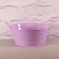 Zinc Bowl Round Lilac