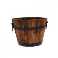 Wooden Half Barrel (25x18cm)