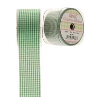 Ribbon gingham Small Green Check 38mmx20m
