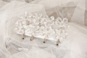 Clear Acrylic Daisy Clips X8 in Box
