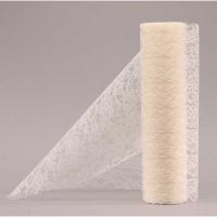 Lace Mesh Ivory 30cm x 10m