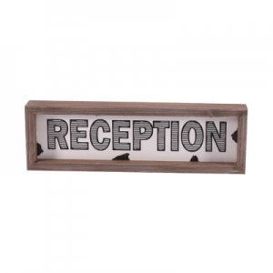 'Reception' Sign