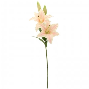 Artificial - Lily x 4 Head Light Pink