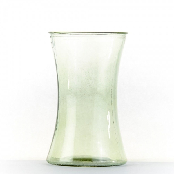 Glassware - Handtied Vase Green