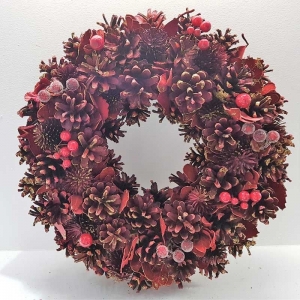 Wreath - Rich Red Wreath (36cm)
