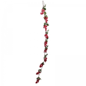 Artificial - Red Berry Garland 3ft