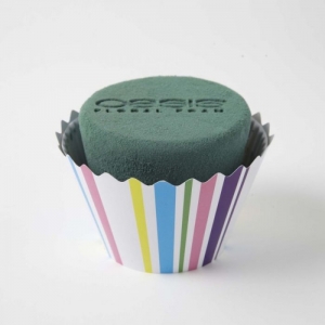 Floral Foam - Striped Cupcakes