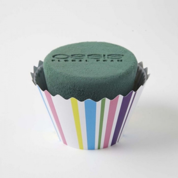 Floral Foam - Striped Cupcakes