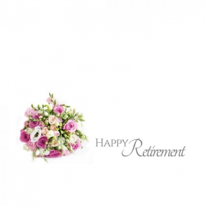 Greeting Card - Happy Retirement - Bouquet of Roses
