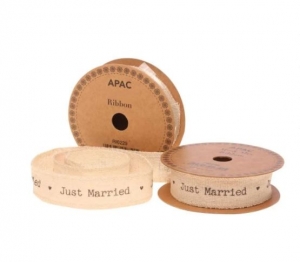 Ribbon - Natural - Mr and Mrs