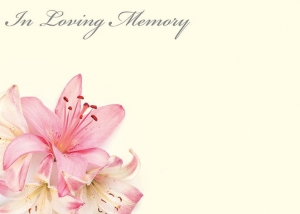 Greeting Card - ILM - Pink Lily