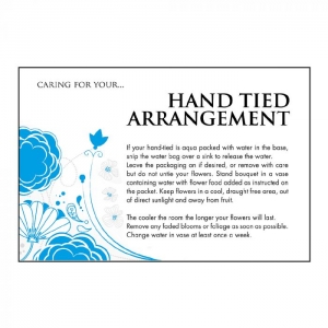 Designer Care Card - Hand Tied Arrangement