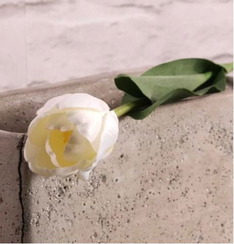 Artificial Flowers - Tulips White