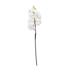 Artificial Flowers - Single Apple Blossom White