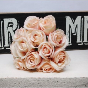 Artificial Flowers - Blenheim Bridal Bouquet Pink Blush