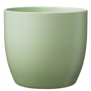 Basel Fashion Pot - Matt Linden Green