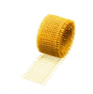 Jute Fibre Ribbon - Mustard
