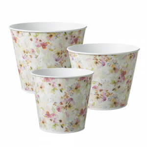 Fleurville Lined Tin Pot