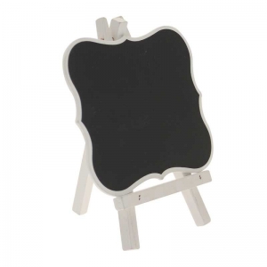 Decorative Blackboard Easel White (Size: 12x10cm)