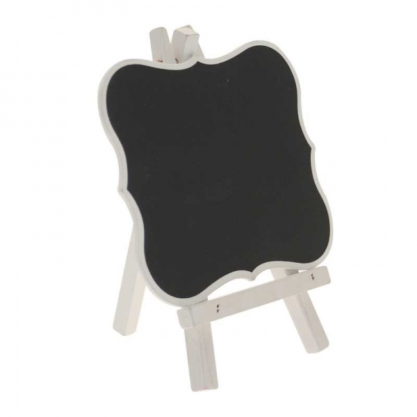 Decorative Blackboard Easel White (Size: 12x10cm)